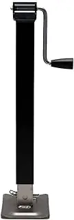 Bastion Distribution Heavy Duty Weld On Side-Wind Jack | Adjustable Drop Leg | 7000lb Lift & 8000lb Load Capacity | Camping, Boat, & Farm Trailers | 25" to 53.5" Height | BD-SW-8000-WD