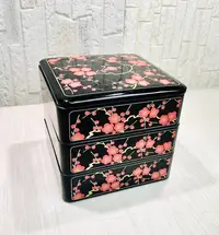 在飛比找Yahoo!奇摩拍賣優惠-【JP.com】日本製 三段重箱 壽司盒 便當盒 餅干點心盒