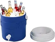 3.8L Camping Coolers – Insulated Storage Jug, Travel Beverage Dispenser, Compact Serveware Container | Leak Resistant Body Preserves Cold Drinks, Easy Pouring Spout Designed Around Parties, Picnics