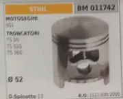 11110302000 Piston Complete Segments and Spin Chainsaw STIHL 051 Ø52