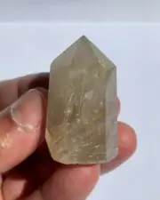 Golden Rutile Quartz Tower Small Natural T467