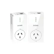D-LINK Powerline AV2 1000 Gigabit Passthrough Adapter Starter Kit Adapters - DHP-P601AV