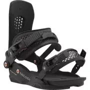 Union Trilogy Women's Snowboard Bindings Black NEW 2024