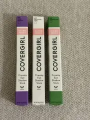 Covergirl Clean Fresh Creamy Eye Shadow Lilac Bloom, On Cloud Nine, Greenscape