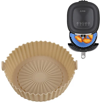 Silicone AirFryer Pot Air Fryers Oven Baking Tray Fried Pizza Chicken Basket Mat