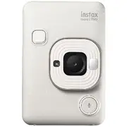 FujiFilm INSTAX mini LiPlay Hybrid Instant Camera Misty White