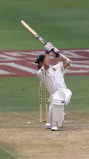 South African batsman Herschelle Gibbs during his innings of - Old Cricket Photo