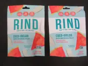 (2) Rind Coco-Melon Skin-On Dried Fruit Crispy Coconut Sweet Watermelon 2.75 Oz