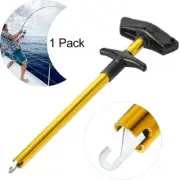 Easy Fish Hook Remover, Portable Easy Reach Aluminum Fishing Hooks Extractor