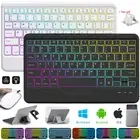 Backlit Keyboard+Stand+Bag Case For Samsung Galaxy Tab S9 FE A9 Plus A8 S6 Lite