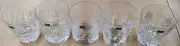 Hoya Crystal Cut Rocks Glass 5 Types Set