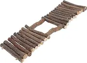 Small Pet Wooden Fence Prop Hamster Nest Shelter 40cm Grind Teeth Toy for Pet Play