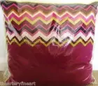 MISSONI x Target 'Purple Passion' Chevron Toss Accent Pillow Zig Zag 20"x20" NWT