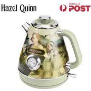 Hazel Quinn Electric Water Kettle 1.8L Retro Boiler Oil Painting Stainless Steel