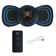 Ozoffer Mini Portable Electric Neck Back Massager EMS Cervical Massage Patch Relief Pain