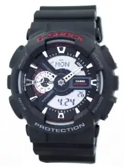 Casio G-SHOCK World Time Alarm Stopwatch Analog Digital GA-110-1A Mens Watch