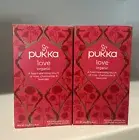 Pukka Herbal Love Tea - Organic Rose Chamomile & Lavender 20 Bags (2 Pack)