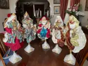 Luxury Goodwill Fabric Christmas Nativity Holy Family Set 61cm tall New Limited