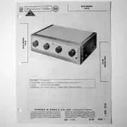 EICO Model HF-12 AC 6 Tube Audio Amplifier - SAMS Photofact ™ 1959 - New NOS