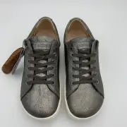 Birkenstock New w/ Box Arran Silver Natural Leather Narrow Width - Select Size