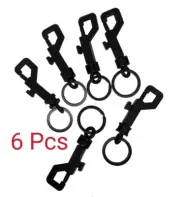 6 Pcs swivel snap Bolt Keychain clips Keychain hooks. Lightweight Durable clasp