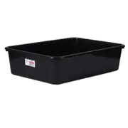 3 x Rectangular Plastic Wash Basin 12L Tub Oil Tray Storage Basket Container Box