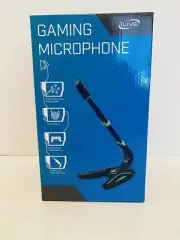 iLive IGMIC050GN Gaming Style Wired Microphones, Black/Green. Brand New
