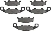 Brake Pads Kits for Kawasaki ZR750C Zephyr ZX750F Ninja ZX1000B GPX600R GPX750R ZX1000B ZX600C Motorcycle Parts Front Rear Brake Pads Disks (Color : 3)