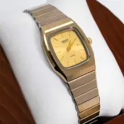 Rado Diastar Ladies Watch Carbide Bezel Quartz Gold Index 133.9573.3 New No Box