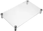 Gadpiparty Clear Acrylic Monitor Riser Stand Stable Laptop Holder for Office Use Height Ergonomic Design for Eye Level for Computer Monitor and Laptop Display