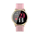 Smart Bracelet 1.22 Color Screen Female Bracelet Monitoring Heart Rate Blood Pressure Step Movement Physiological Cycle-Pink
