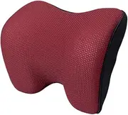 Ergonomic Memory Foam Car Seat Headrest Pad Universal Neck Support Pillow for Neck Pain Relief (Dark Grey)