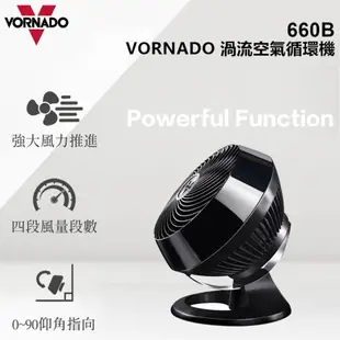 美國VORNADO沃拿多 8-10坪 4段速渦流空氣循環機 循環扇 660B