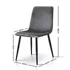 Set of 4 New Modern Dining Chairs