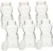 CIYODO 160ml Bear Honey Bottle Honey Storage Jar Candy Jar Airtight Lid Wedding Party Random Color