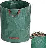 Reusable Lawn Bags | 200L Large Capacity Garden Waste Bags, Foldable Yard Waste Container, Reusable Garbage Bags for Outdoor Debris Leaves Grass Clippings