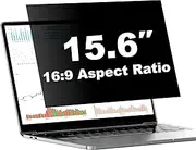 Pozlle 15.6 Inch Laptop Screen Privacy Shieldfor 16:9 Widescreen Computer Monitor - Anti-Glare Blue Light Privacy Filters and Anti Spy Privacy Screen Protector Film