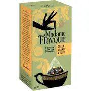 Madame Flavour Green Orange & Yuzu Tea Bags 15 pack