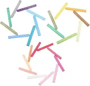 CAXUSD 48pcs Washable Dustless Colored Chalk Set for Jumbo Sidewalk Chalk for Outdoor Games Creative Fun Classrooms Playrooms Parks