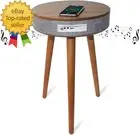 Smart End Table with Bluetooth Speaker, Smart Coffee Table with Wireless Charger