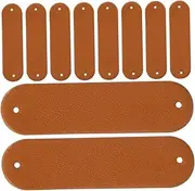 GRADENEVE 200pcs Blank Synthetic Leather Tags DIY Sewing Labels for Clothing Hats Bags and Accessories Durable Soft Easy to Clean Versatile Embossed Tags