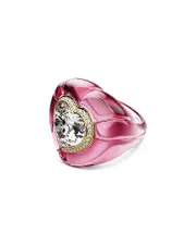 Swarovski Dulcis Multicolor Crystal Heart Statement Ring