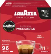 Lavazza, a Modo Mio Espresso Passionale, 96 Coffee Pods, 100% Arabica, Warm and