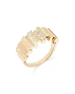 Bloomingdale's Fine Collection Diamond Vertical Bar Ring in 14K Yellow Gold, 0.30 tcw