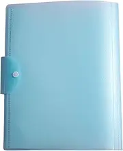 File Folder A3 Size, Multi Pocket Document Organizer, Clear PP Round Edges, Buckle Lock, Office Supplies, Exam Papers Storage, Portfolio Holder (20 Pockets)