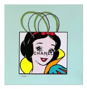 I Couldn't be Happier– Original Painting on Canvas, Pop Art, Fashion, Cartoons