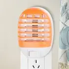 Bug Zapper Silent Fly Insect Trap for Indoor/Home/Office (Orange EU plug)