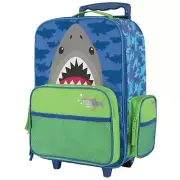 Stephen Joseph Boys' Classic Rolling Luggage, Shark, One Size