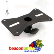 ASHTEC All Steel Speaker Mount Adapter Plate for 35mm Tripod Speaker Stands