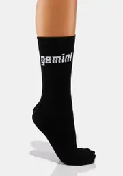 Genius Gemini Crew Socks